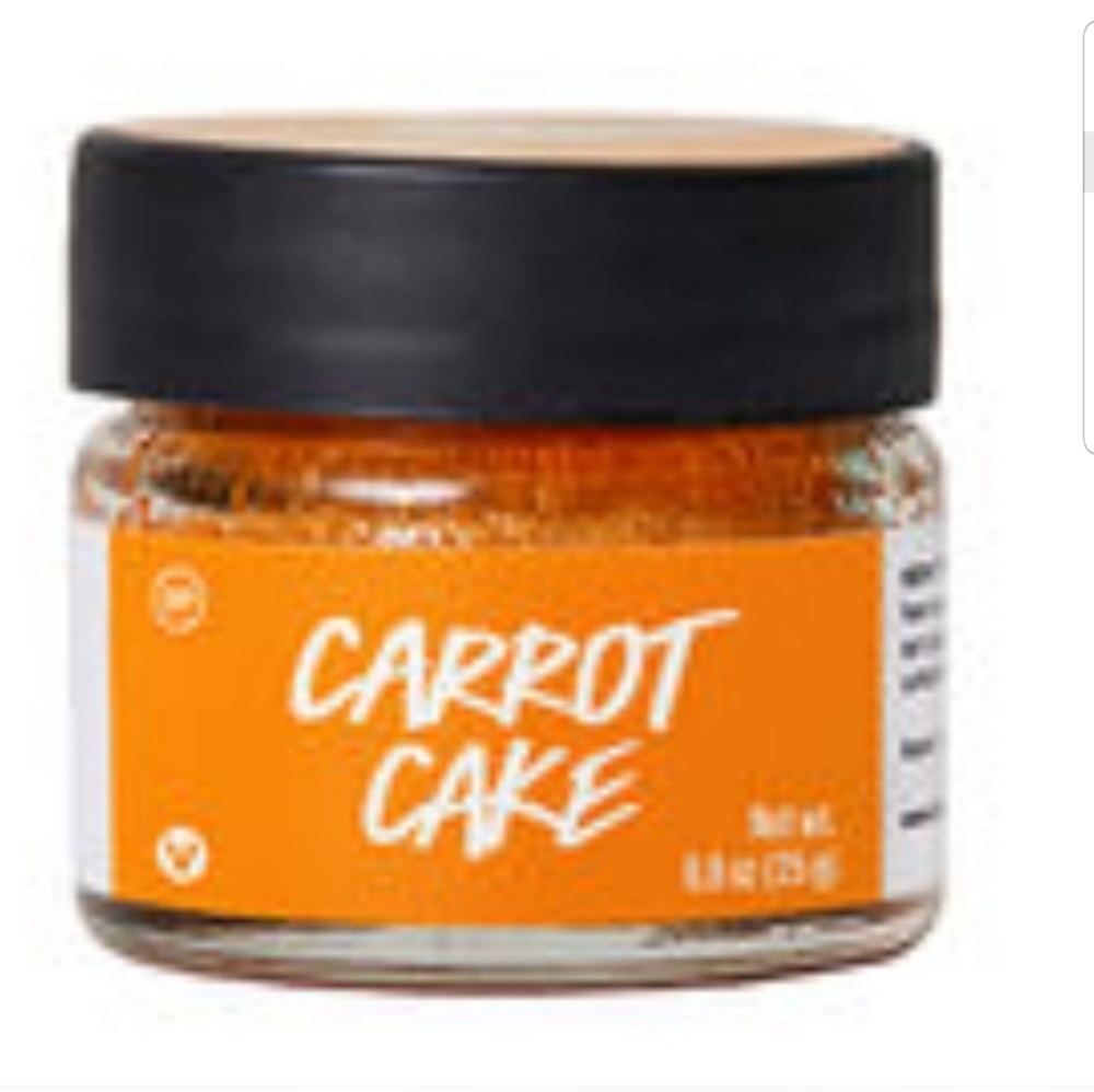 🌟HP⭐CARROT CAKE DISCONTINUED/RARE LUSH Lip Scrub NWT